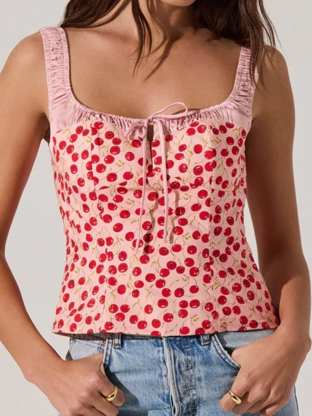 NEW ASTR The Label Milkmaid Top : Small